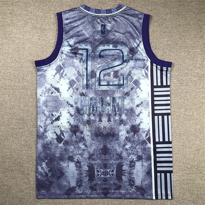 Camiseta Memphis Grizzlies Ja Morant NO 12 Select Series 2023 Azul